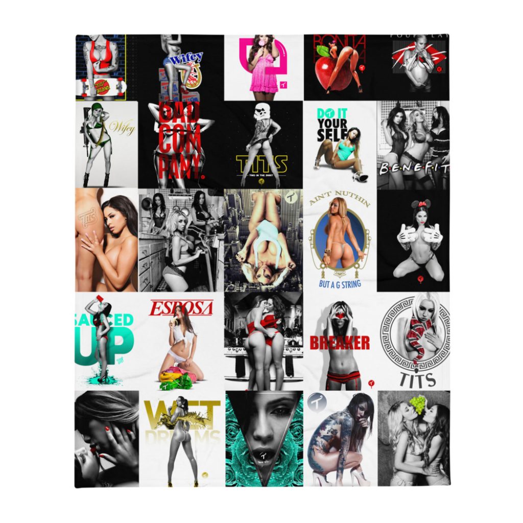 Collage Throw Blanket