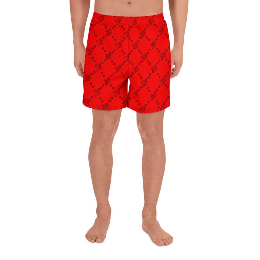 Red TITS Long Shorts