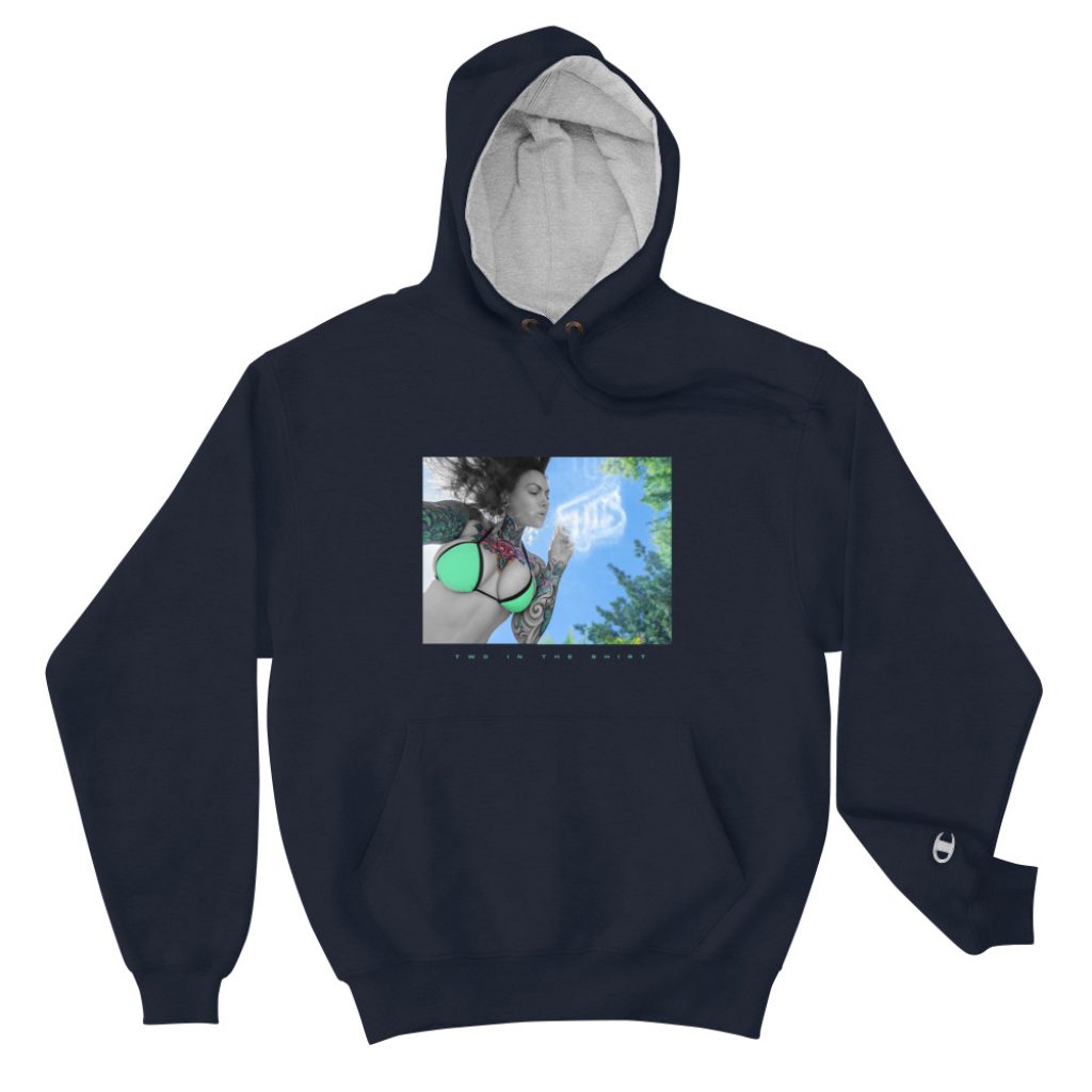 Pandora Blue x T.I.T.S x Champion Hoodie