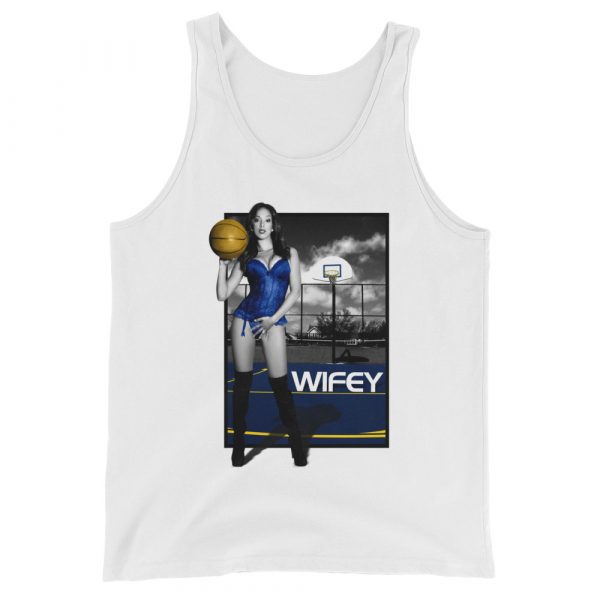 Basketball Wifey Unisex  Tank Top - Image 2