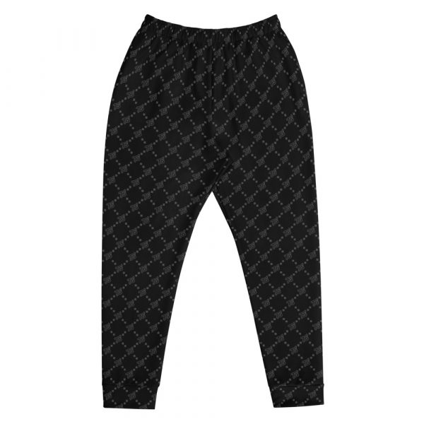 Black Pattern Men's Joggers