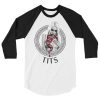 Sedusa 3/4 sleeve raglan shirt