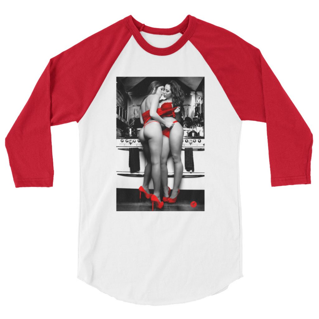 Ktichen Scene 3/4 sleeve raglan shirt