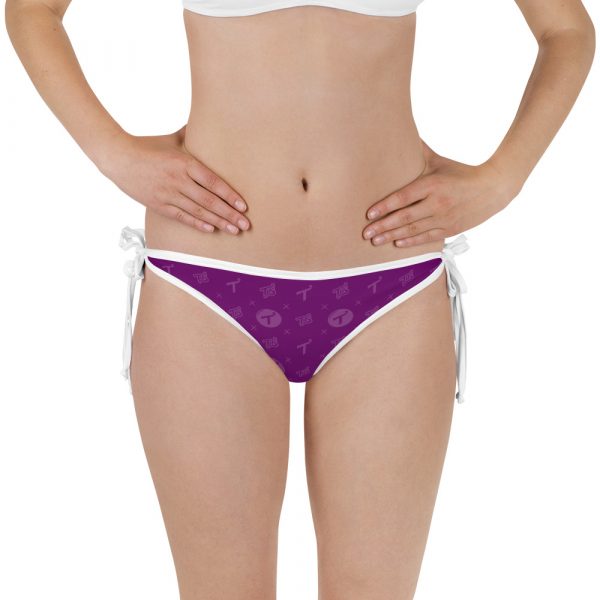 Purple Pattern Bikini Bottom