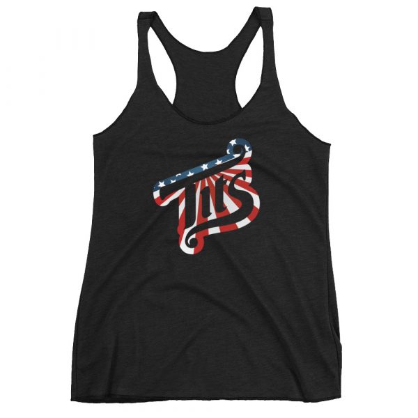 Red White & Boobs Women's Racerback Tank