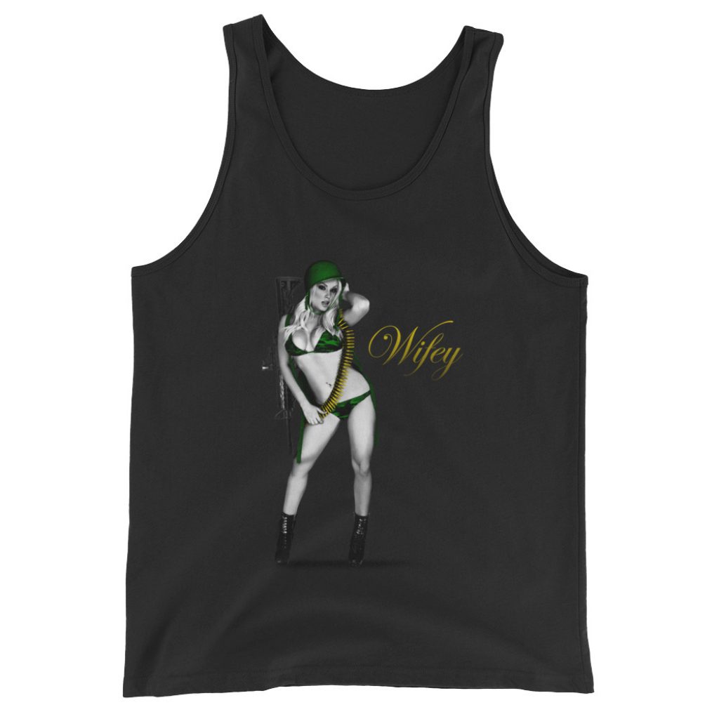 Army Wifey Unisex  Tank Top