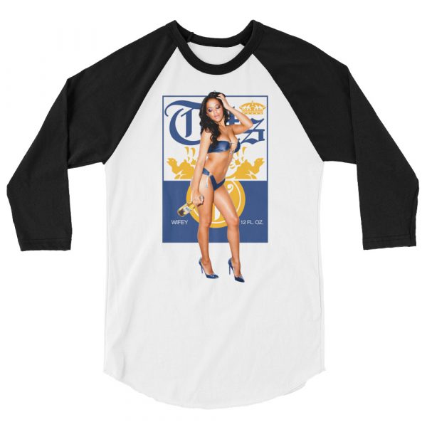 Cerveza 3/4 sleeve raglan shirt