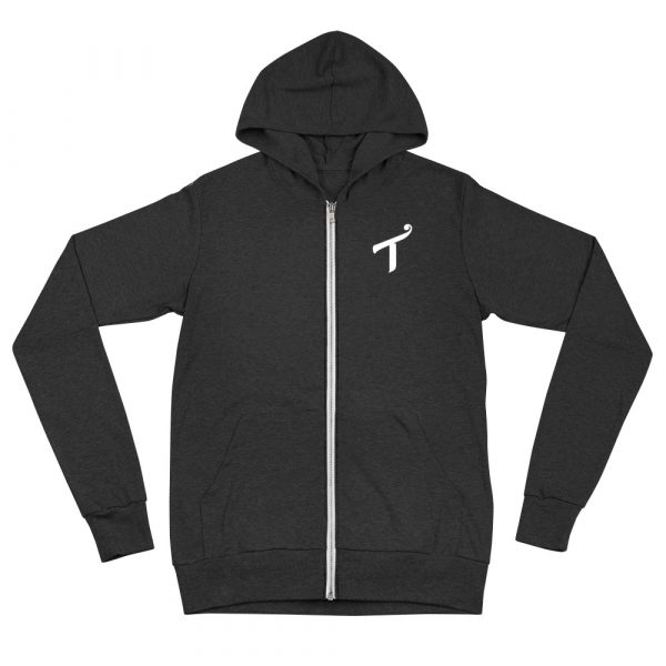 Snow Bunny Unisex zip hoodie - Image 2