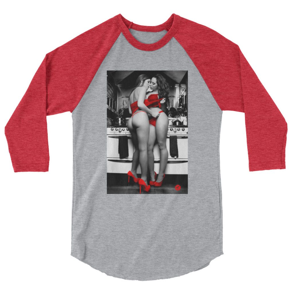 Ktichen Scene 3/4 sleeve raglan shirt