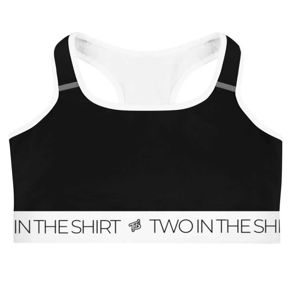 T.I.T.S Black & White Sports bra