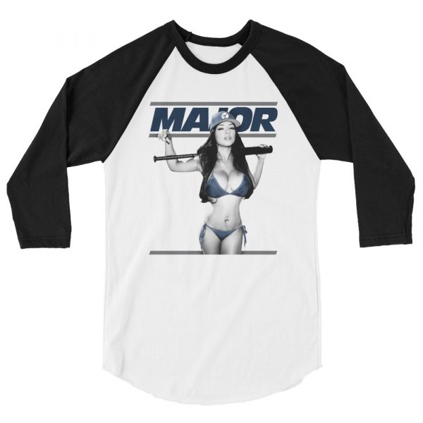 Major New York 3/4 sleeve raglan shirt