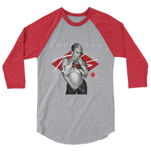 Four Play 3/4 sleeve raglan shirt - Image 2