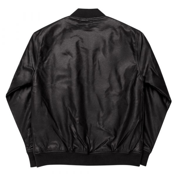 Seattle Leather Bomber Jacket - Image 3