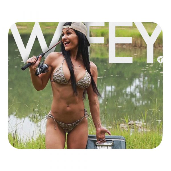 Fishing Wifey Mouse pad