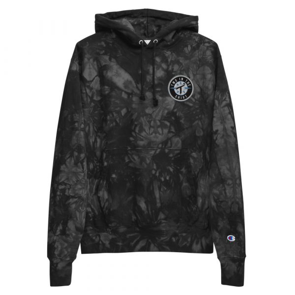 TITS x Champion Seattle tie-dye hoodie