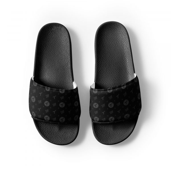 T.I.T.S Pattern Black Men’s slides - Image 3