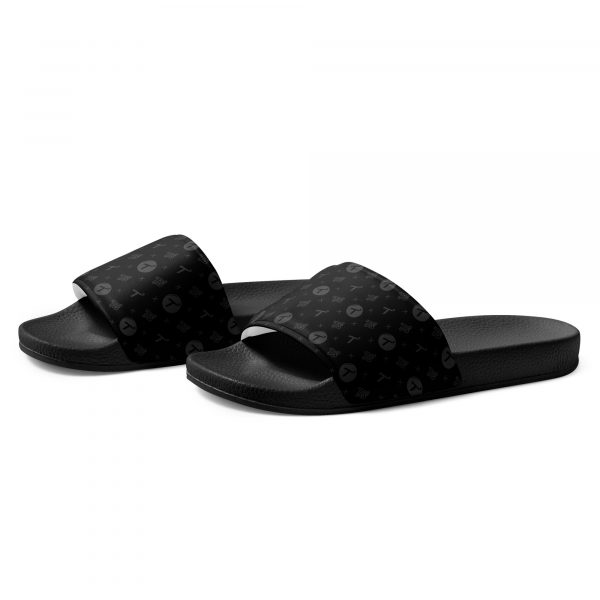 T.I.T.S Pattern Black Men’s slides - Image 4
