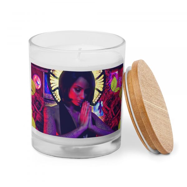 Pray 4 T.I.T.S Glass jar candle
